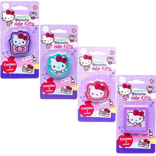 BORRACHA ESCOLAR HELLO KITTY - LEO E LEO